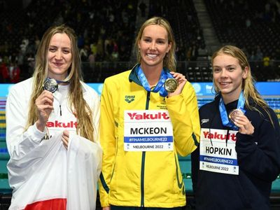 McKeon wins freestyle sprint double