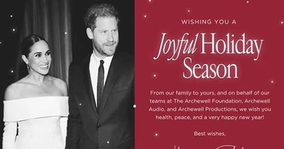 Harry and Meghan share Christmas card wishing 'joyful holiday season' in wake of Netflix documentary