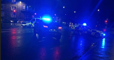 Woman rushed to hospital after being struck by van on Scots road