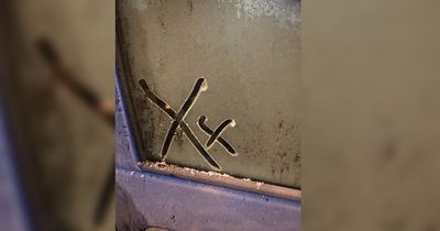 Mum issues warning after noticing sinister 'X' symbols on her car window
