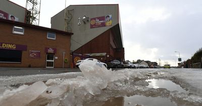 Motherwell chief Alan Burrows shows extent of Fir Park flood damage