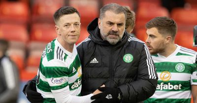 Ange Postecoglou awards Callum McGregor Celtic living legend status but drops 'bit rusty' quip after Aberdeen heroics