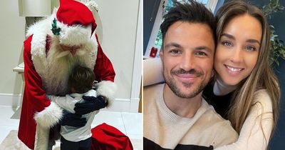 Peter Andre and wife Emily delight their kids with special Santa home visit