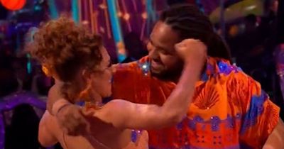 Strictly's Jowita Przystal's ecstatic reaction to Hamza Yassin overheard by fans in final