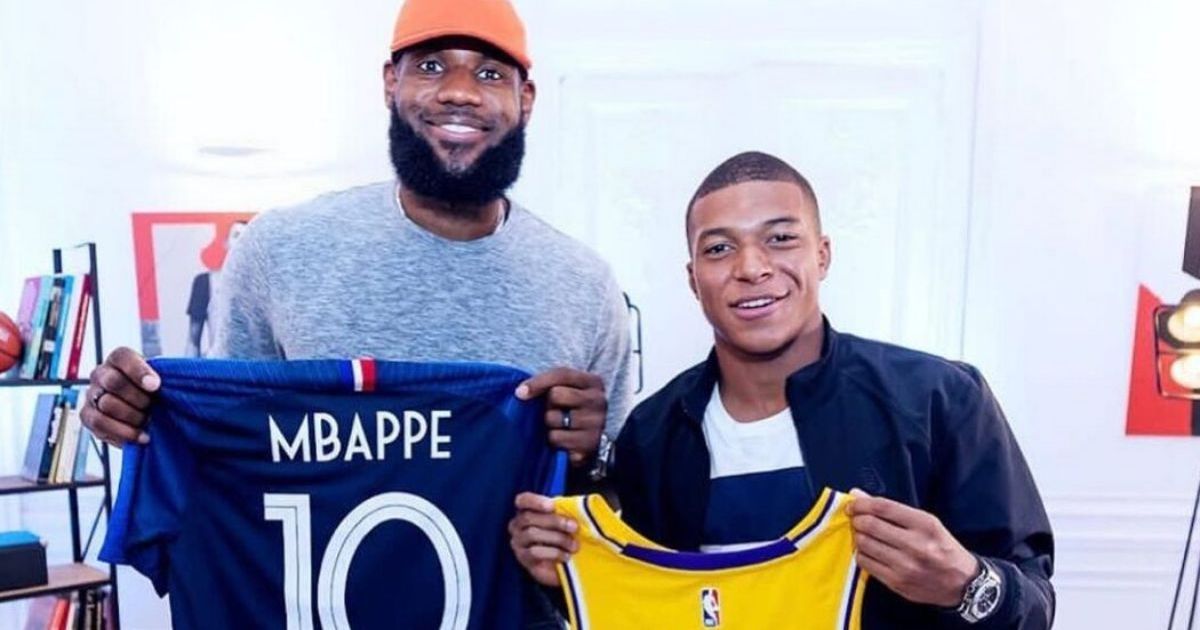 LeBron James claims Kylian Mbappe is 