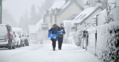 Snow and freezing rain to batter UK before temperatures soar to 14C