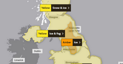 Greater Manchester faces double whammy of snow and ice weather warnings today