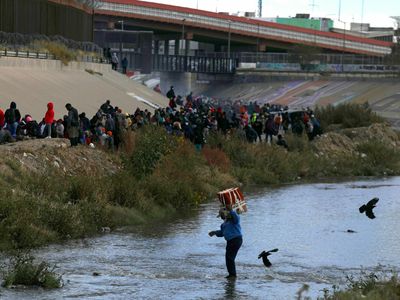 A Texas mayor has declared a state of emergency over migrants crossing the border