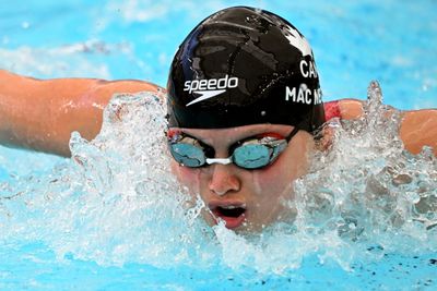 MacNeil shatters 100m fly record as two more relay bests set at short course titles