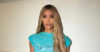 Kim Kardashian reveals shrinking figure as she wows fans while wearing low-rise trousers in Instagram snaps