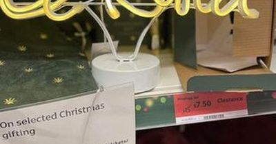 Sainsbury's shoppers left baffled by unfortunate Christmas gift mix up