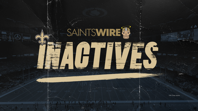 Saints announce their list of inactive players for Week 15 vs. Falcons