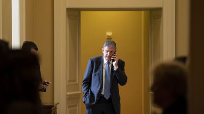 Manchin on leaving Democratic Party: "I'll let you know later"