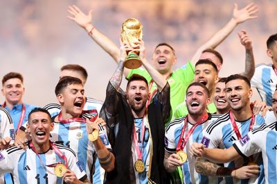 Finally. Lionel Messi leads Argentina over France to win a World Cup championship.