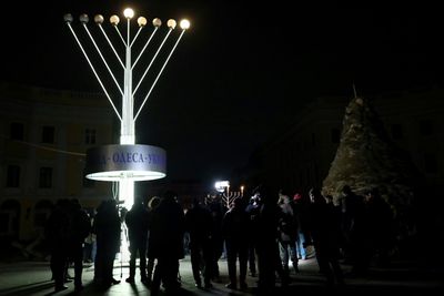 Ukraine Jews mark 'Festival of Lights' amid blackouts