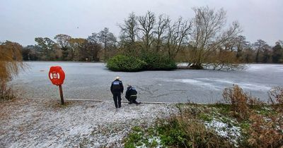 Huge emergency response after kids seen on frozen lake close to where 4 boys died