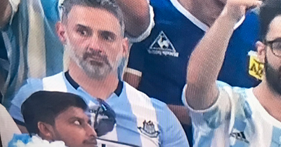 Dublin GAA fan spotted blending in with Argentina fans at World Cup final