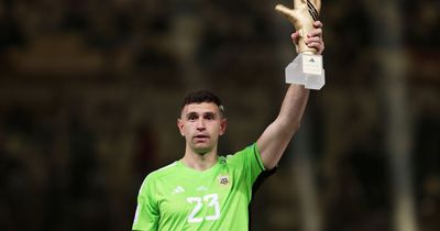 Golden Glove winner at World Cup 2022 confirmed as Argentina's Emiliano Martinez helps team to trophy