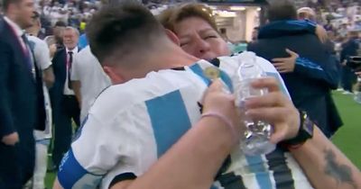 Lionel Messi shares emotional embrace with mum and kids after World Cup win