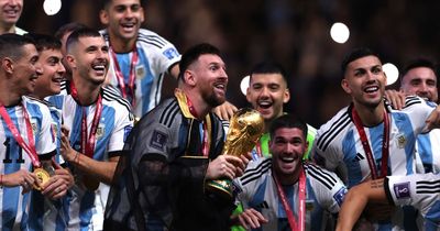 What Lionel Messi was wearing as Argentina lifted the World Cup