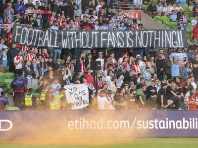 Soccer clash bucket-thrower comes forward