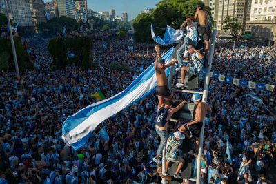 ‘The people needed this’: Argentines put problems aside to celebrate World Cup win