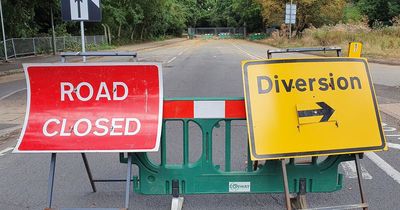 The full list of roads impacted by closures or ongoing work during the week before Christmas