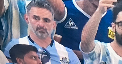 Dublin GAA jersey spotted on telly with Argentina fans at World Cup Final