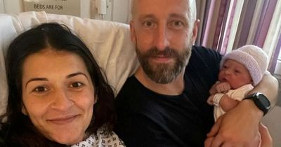 Couple's 'best present ever' as their baby girl is born on their shared birthday