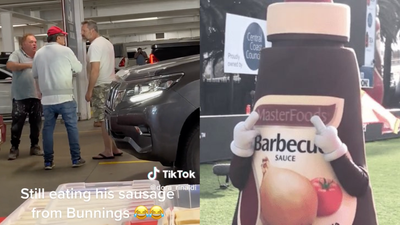 Two Blokes Got Into A Biffo At A Bunnings Sausage Sizzle That’s What I Call Pure Aussie Beef