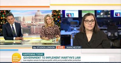 Figen Murray tells GMB presenters Martyn's Law makes her feel like son didn't 'die for nothing'