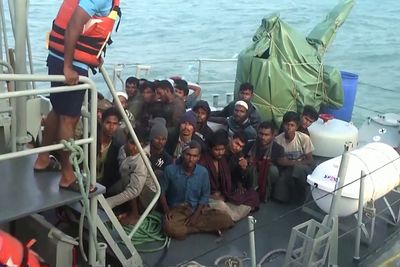 Sri Lanka navy rescues over 100 Rohingya adrift in rough seas