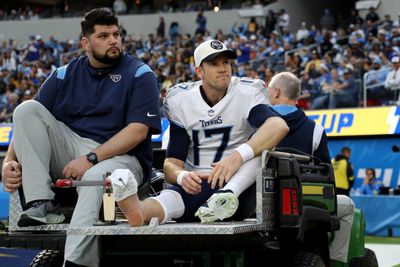 Internet had fun with Ryan Tannehill watching game from inside medical tent