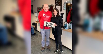 Famous 'Penny Lane' barbers uses Beatles connection for good cause