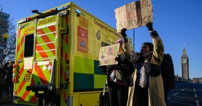 What date is the ambulance drivers' strike and why it's taking place