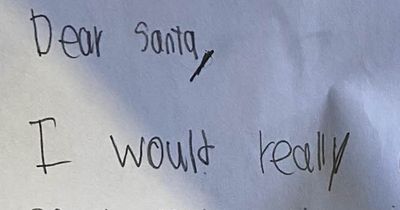 Dad in tears after taking sneaky look at son's letter to Father Christmas