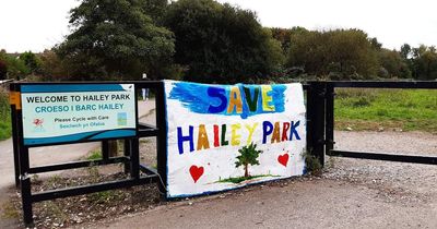 Residents outraged after protest banners against sewage pumping station are removed from Cardiff Park