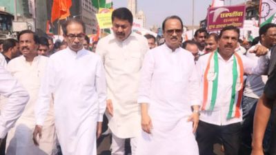 Maha morcha wasn't a game of EVMs used to win polls: Shiv Sena (UBT)'s mouthpiece Saamna