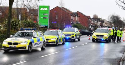 Man dies after car crashes into bollards near Asda