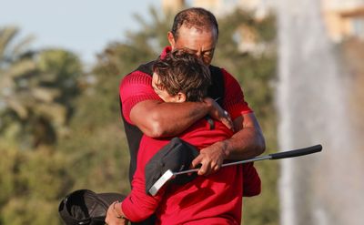 The 8 best photos of Tiger Woods and Charlie Woods from Sunday at the 2022 PNC Championship