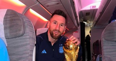 Lionel Messi and Argentina stars travel home with World Cup to eagerly awaiting fans