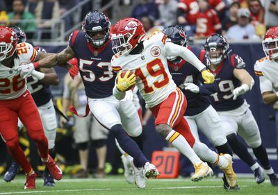 Chiefs snap counts: Kadarius Toney plays 10 total snaps in return