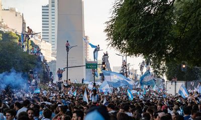 Blue and white euphoria grips Buenos Aires after Argentina’s World Cup win