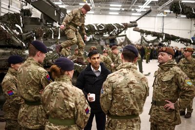 Sunak praises ‘dedication and bravery’ of British troops deployed in Estonia