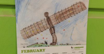 North East homelessness charity partners with South Shields primary school to make 2023 calendar