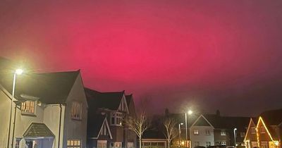 Kids convinced 'Father Christmas has arrived' as sky turns incredible red colour