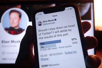 Elon Musk stays silent after Twitter users vote in favour of him stepping down
