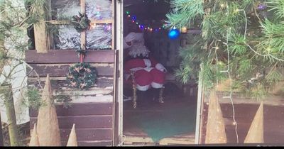 Parents raging as Santa's grotto burned to the ground by school vandals