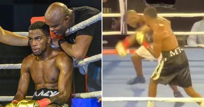 UFC legend Anderson Silva's son wins boxing debut with brutal KO