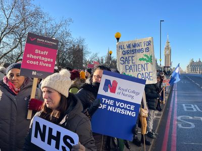 Britain is seeing a wave of strikes as nurses, postal workers and others walk out